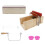 9PCS/Set 1200ml Silicone Soap Molds Kit Wood Bread Cutter DIY Soap Making Cutting Tool 15