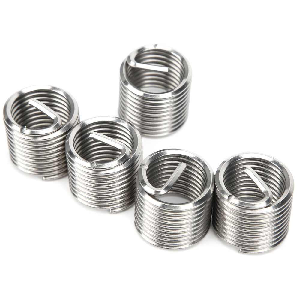5Pcs Wire Thread Insert Coiled Sleeve Bushing Nut Threaded Expansion Tool Kit M20x2.5x1.5d 8441323020283