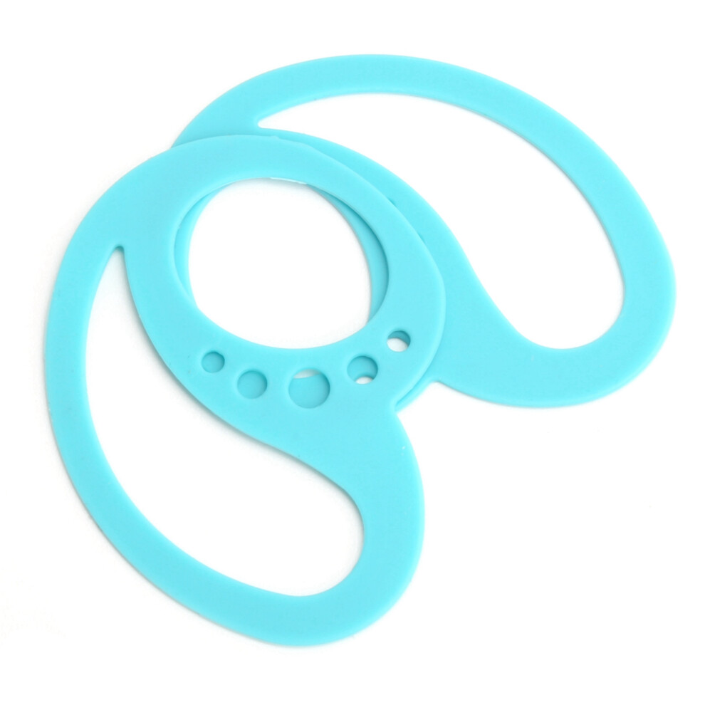 1 Pair Ear Hook Portable Anti Drop Silicone Tooth Earphone Fixing Clamp Holder( ) Blue 4321323023610