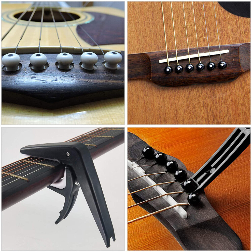 65Pcs Guitar Tool Changing Accessories Kit Guitar String Picks Winder Tuner Kit