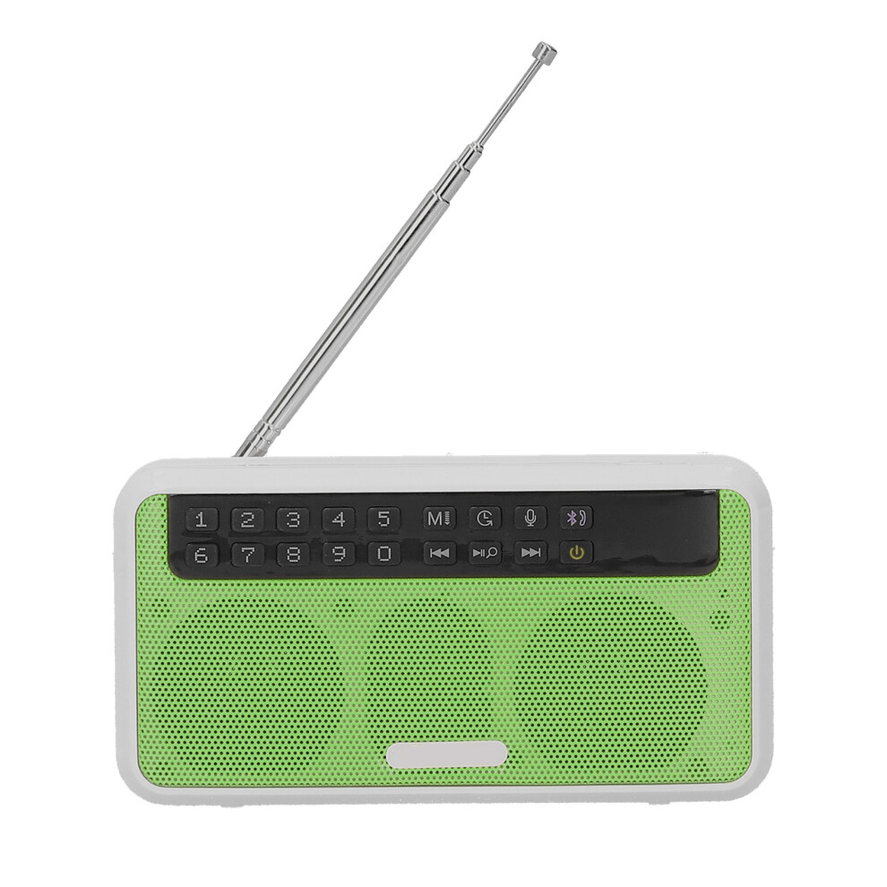 E500 Wireless Bluetooth Portable Speakers Support Aux/ Memory Card With Flashlightgreen 7621323026442