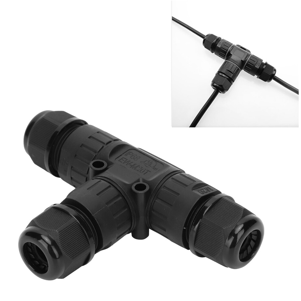 Waterproof Connector For Outdoor Electronic Cable Joint 3Pin Ip68 M20tâ3P 9Â12Mm 4631323027892
