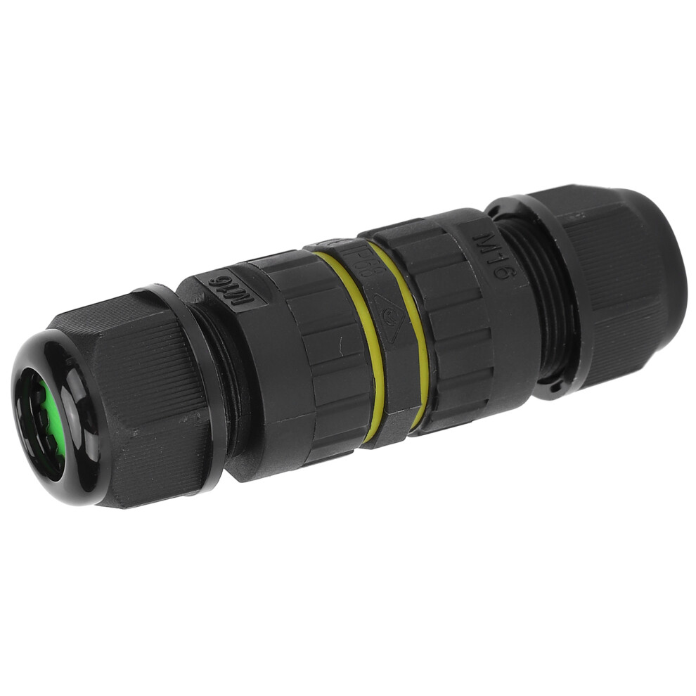 Waterproof Electrical Cable Connector 3-Core Outdoor Wire Joint M16-3P Ip68 0.5~1.5 Mmâ²3.5Â7Mm 8741323027917