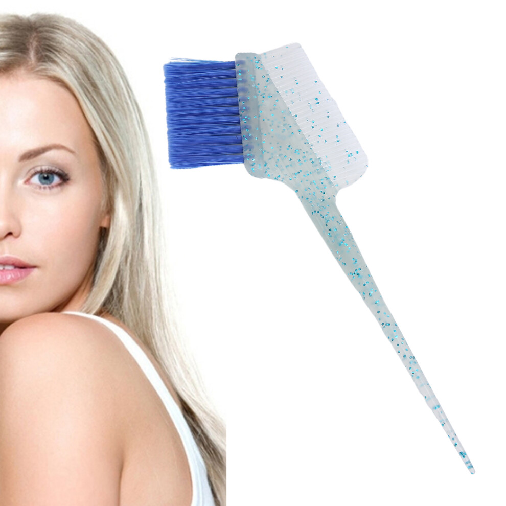 Hair Coloring Dyeing Brush Comb Hairdressing Bleach Application Brush for Salon HomeBlue