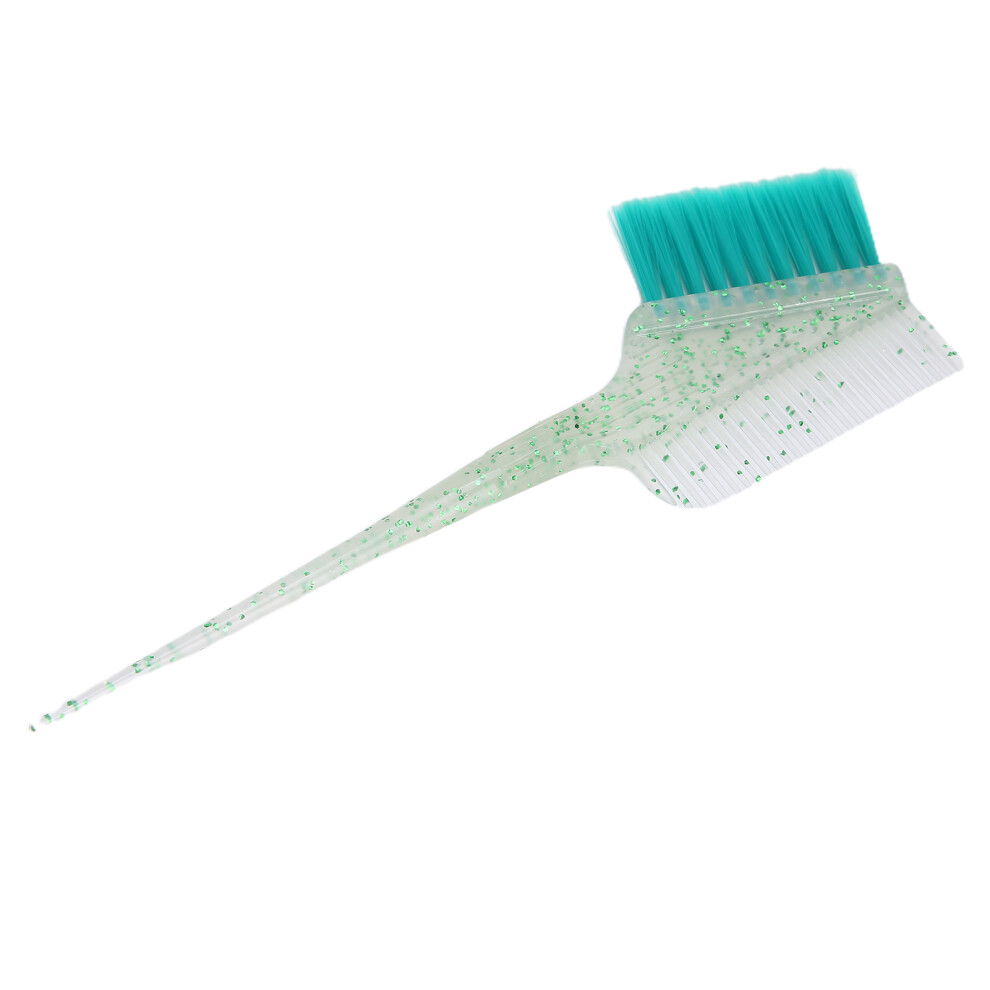 Hair Coloring Dyeing Brush Comb Hairdressing Bleach Application Brush for Salon HomeGreen