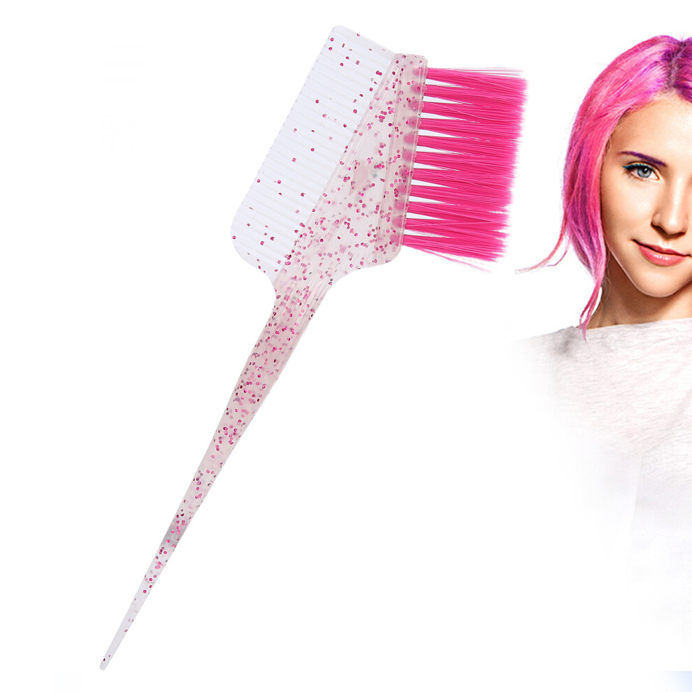 Hair Coloring Dyeing Brush Comb Hairdressing Bleach Application Brush for Salon HomePink