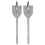 2Pcs Flat Wood Drill Bit Set Spade Boring Woodworking Hole Opening Drilling Tools 32mm 2