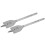 2Pcs Flat Wood Drill Bit Set Spade Boring Woodworking Hole Opening Drilling Tools 32mm 14
