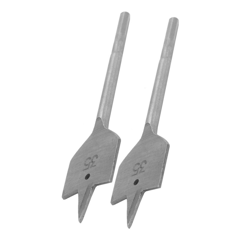 2Pcs Spade Drill Bit Set Paddle Flat Bits Highcarbon Steel Woodworking Hand Tool Hardware 35Mm 4681323029181