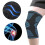 Elastischer Kniebandage für Sportarten, Blau, 43-48 cm 11