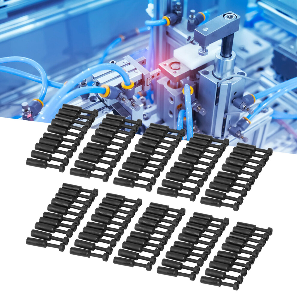 100Pcs End Plug Pneumatic Composite Pipe Connector Quick Connect Plug Pushin Tube Fitting 8191323031733