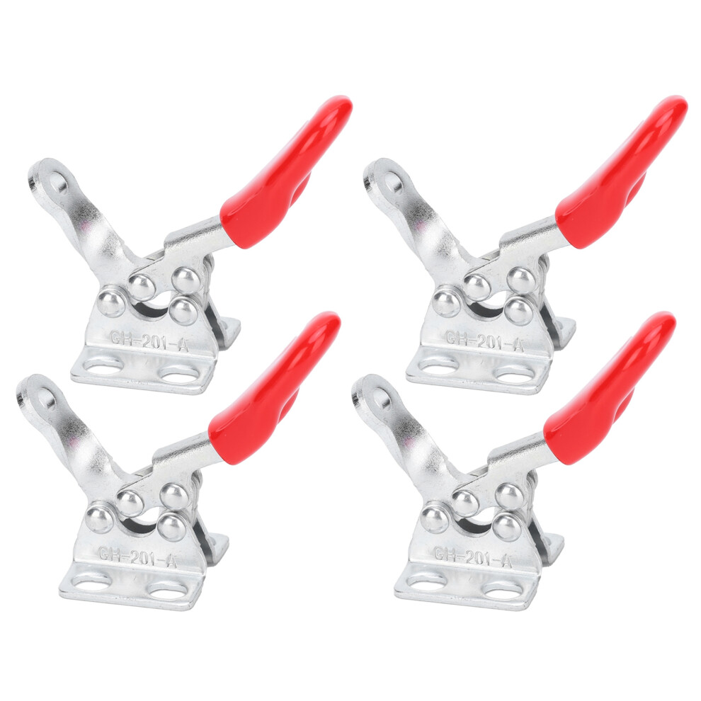 4Pcs Toggle Fixture Galvanized Iron Quick Release Compression Clamps Woodworking Tools 7891323032433