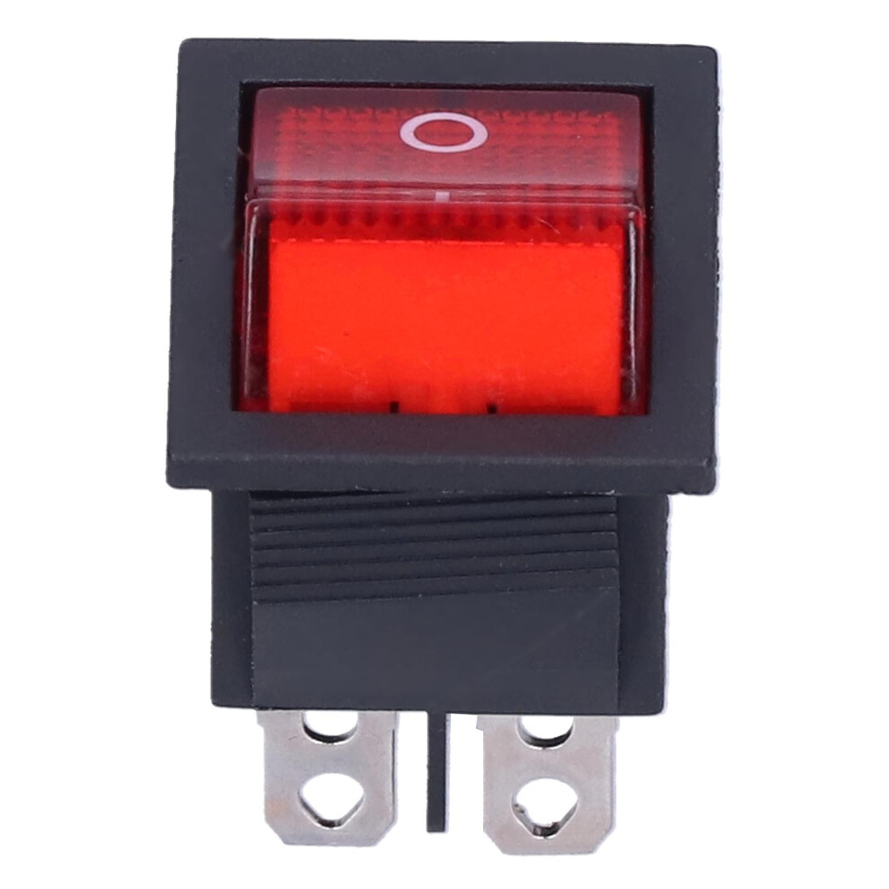 10Pcs Rocker Switch On/Off Red With Light 6ÂPin 2ÂLevel Power Supply Kcd4 15A/ 3011323032521