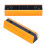 2PCS Rectangle Reflective Sign Road Stud Marker for Highway Traffic Warning Facilities(YellowYellow ) 13
