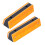 2PCS Rectangle Reflective Sign Road Stud Marker for Highway Traffic Warning Facilities(YellowYellow ) 14