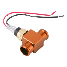 Thermostat Water Temperature Switch Radiator Coolant Fan Temp Sensor for Motorcycle ATV Off Road Vehicle(Orange )