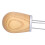 Nadeln-Kaffeeverteiler mit Holzgriff, 133 mm, Edelstahl 9