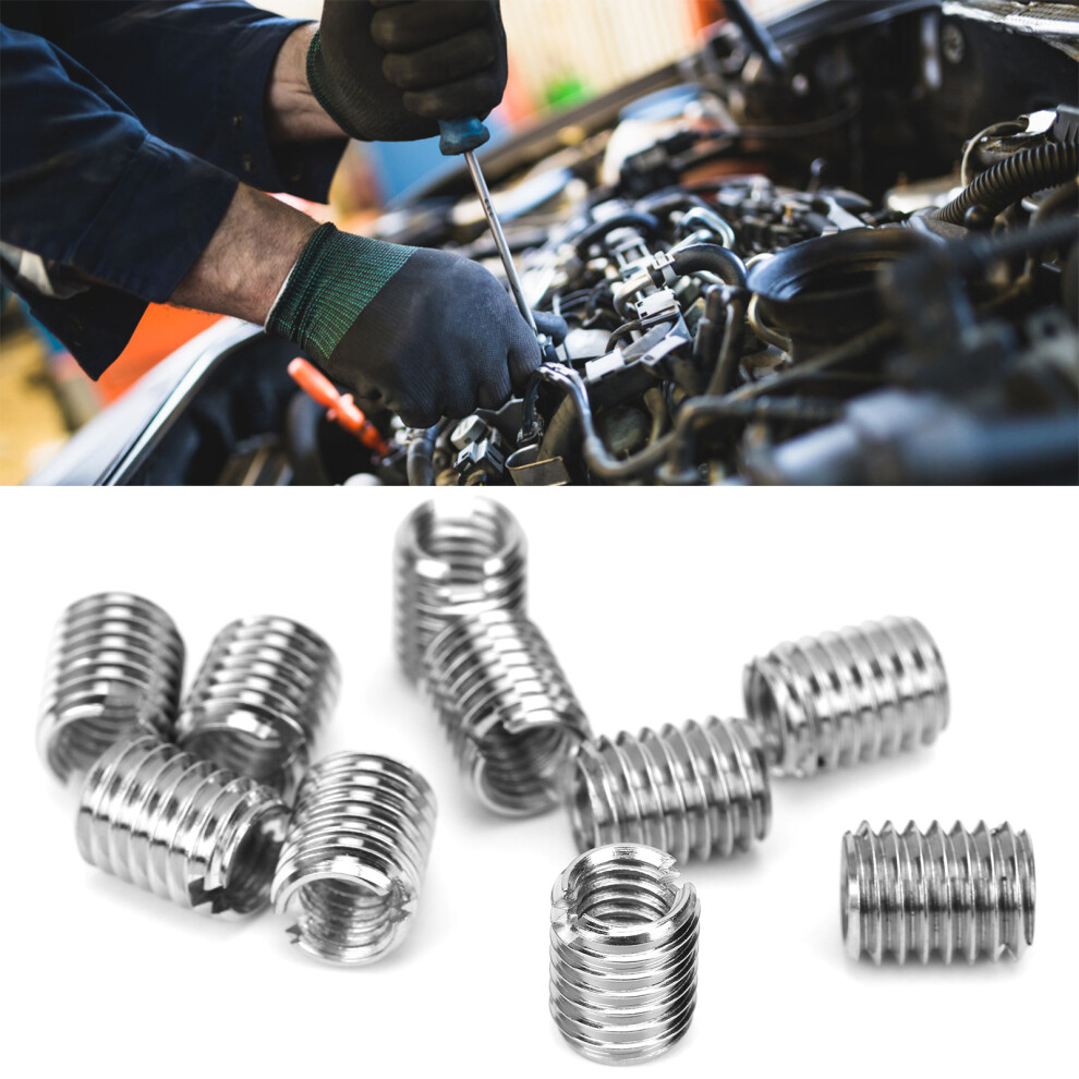 10Pcs Thread Inserts Coarse Thread Reducing Nut Repair Tool Male Female Fastener 4941323036344