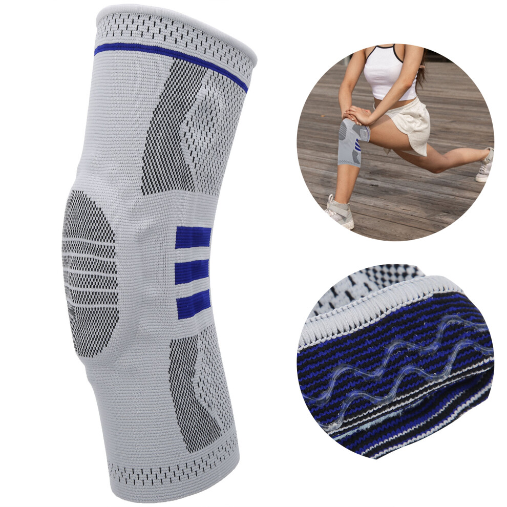 Outdoor Sports Patella Protection Knee Brace Knitted Breathable Kneepad Compression SleeveM