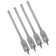 4Pcs Flat Wood Drill Bits Hole Opener High Carbon Steel DIY Drilling Tools Set 16mm