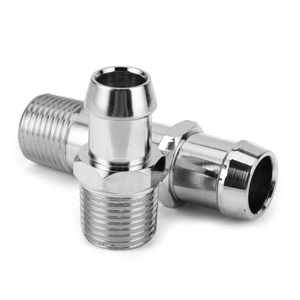 2Pcs Heater Hose Fittings Connector For 3/4In Water Pump 5/8In Intake Auto Car Accessory 9431323039438