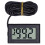 Digital Thermometer Mini LCD Wired Electronic Temperature Measurement Instrument FY13001Black 2
