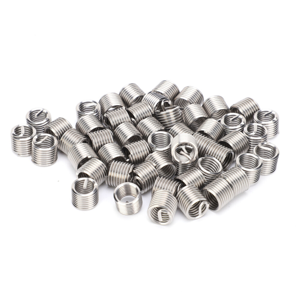 50Pcs Wire Thread Insert Sleeve Bushing Screw Protective Coil Screw Repair Nut Kit M10 X 1.51.5D 9401323043599
