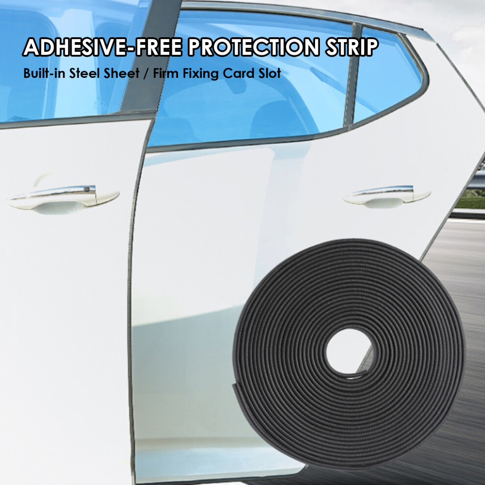 Car Door Edges Guards Cover U-Shaped Rubber Seal Protector Auto Flexible Anti-Collision Door Edges Trim Protection Strips 9421323045348