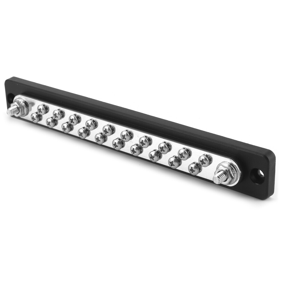 Bus Bar Board Dual Rows 20 Position 2 Studs Terminal Block 150A For Trucks Rvs Vehicles 9451323046922