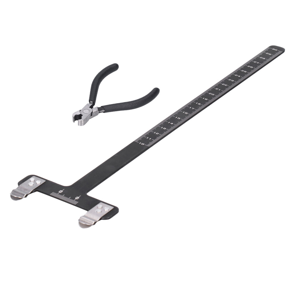 Archery Aluminum Alloy Ruler Recurve/Compound Bow T Shaped Bow Measurement Tool Set
