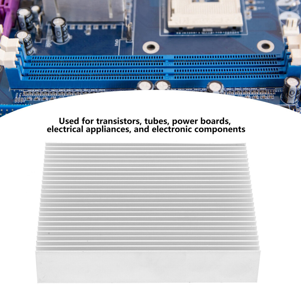 Aluminum Heat Sink Cooling Radiator Cpu Cooler Industrial Control Components Q80x20x100 8311323049846