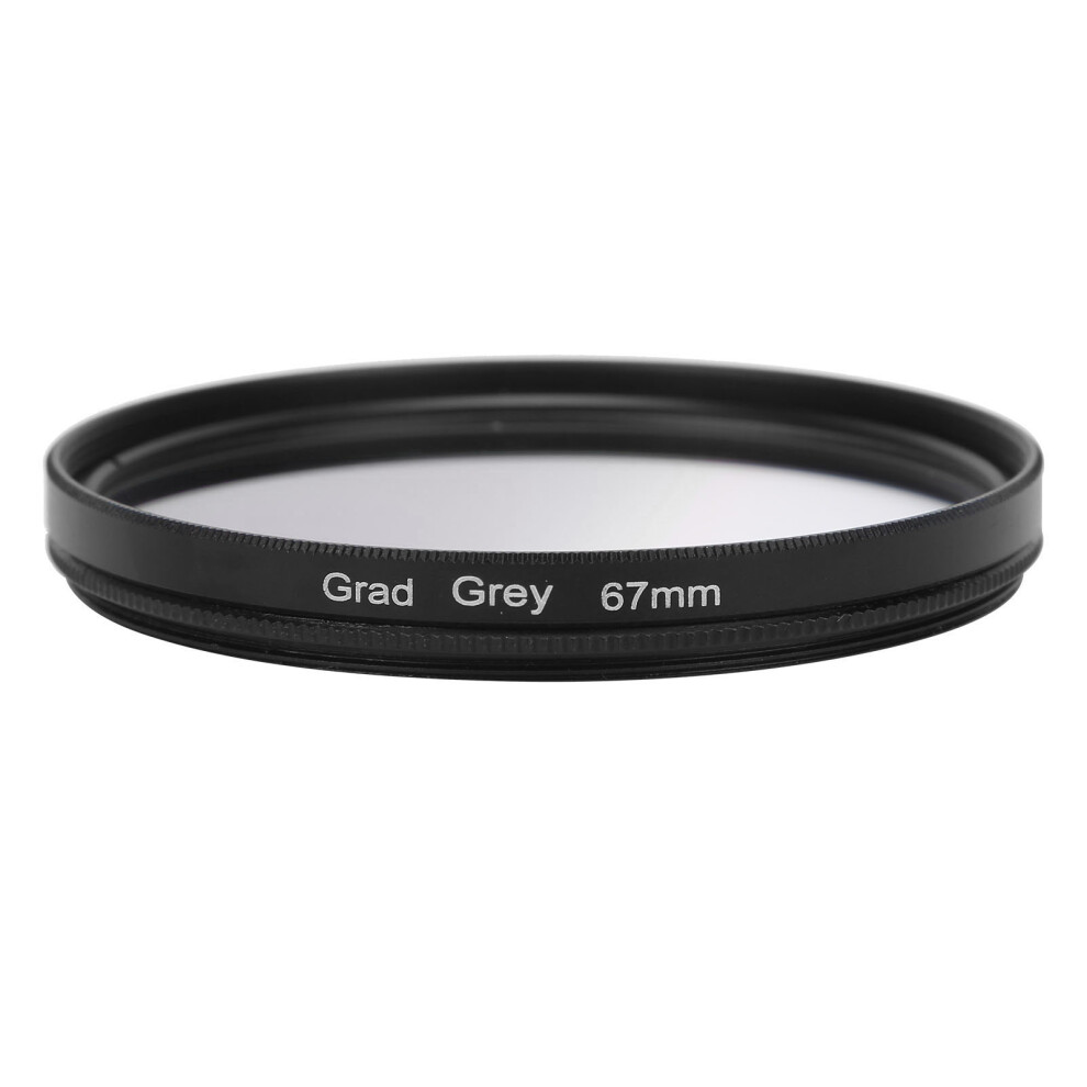 Junestar 67Mm Camera Lens Filter Graduated Color Filter For Canon/Nikon/Olympus/Fujigraduated Gray 4921323052087