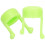 2pcs Portable Eyedrop Guide Aid Help Applicator Practical Eye Drop Bottle Holder Bracket DeviceGreen 12