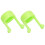 2pcs Portable Eyedrop Guide Aid Help Applicator Practical Eye Drop Bottle Holder Bracket DeviceGreen 6
