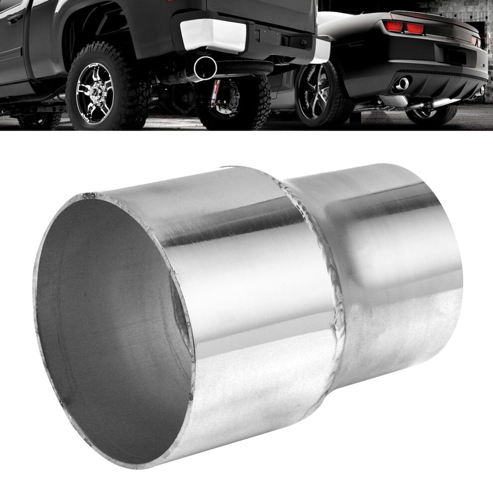 2.5Inâ3In Exhaust Tip Adapter Reducer Aluminium Alloy Wear And Corrosion Resistant Universal 4641323052923