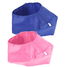 Cat Muzzle Cover Breathable Nylon Pet Face Mask for Washing Cat Grooming Supplies(Blue Pink S)