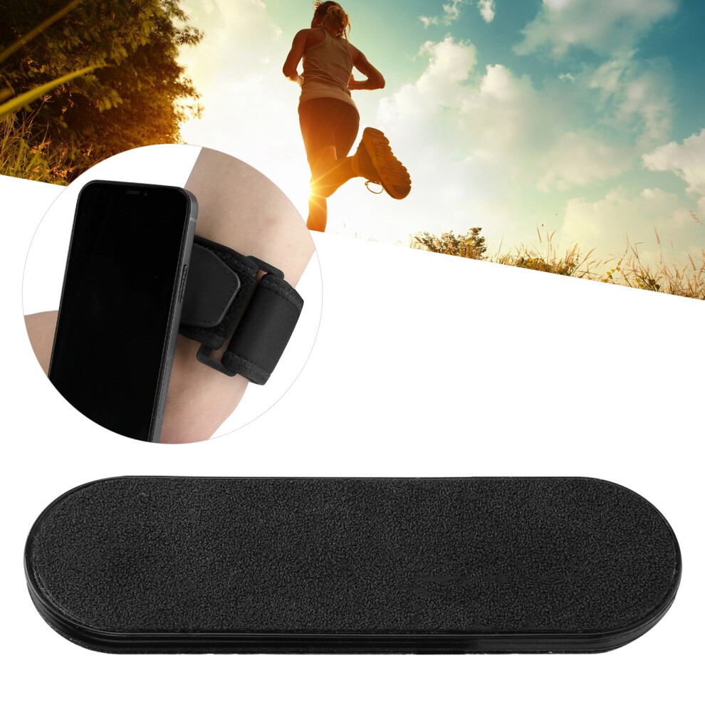 Momostick Mobile Phone Stick Pad Finger Strap Holder Grip Stand With Mobile Phone Armband Black 3001323058805