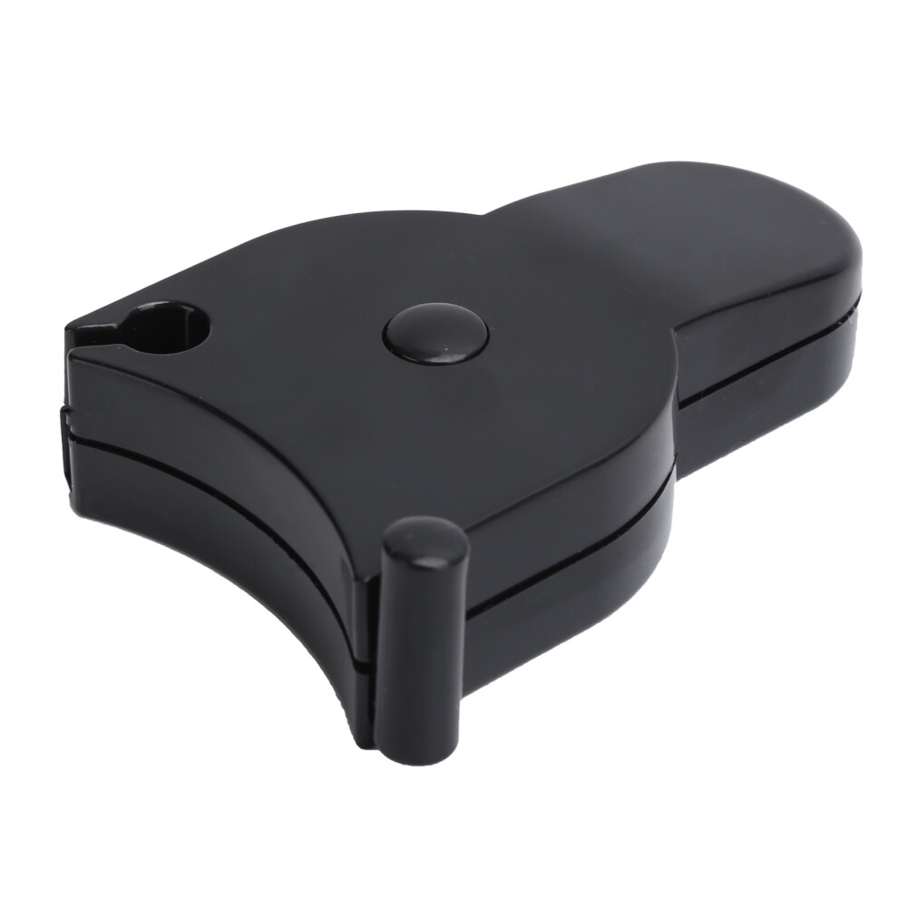 Black 150Cm / 60In Body Waist Measuring Tape Accurate Head Hips Legs Retractable Measure Tape