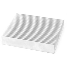 Aluminium thermisch leitender Kühlkörper Kühlfin Kühlerblatt 150 mm x 100 mm
