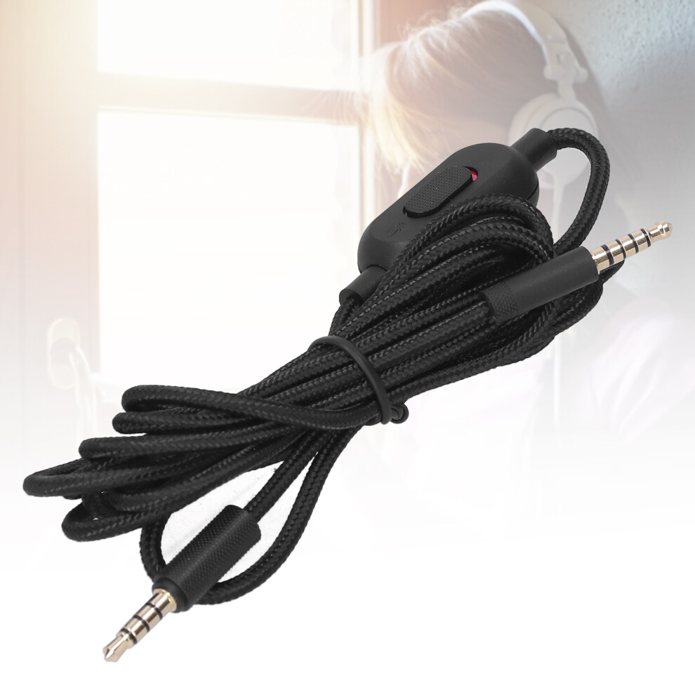 Game Headphone Audio Cable Volume Microphone Control For Logitech G233 G433 Gpro Gprox 8441323061217