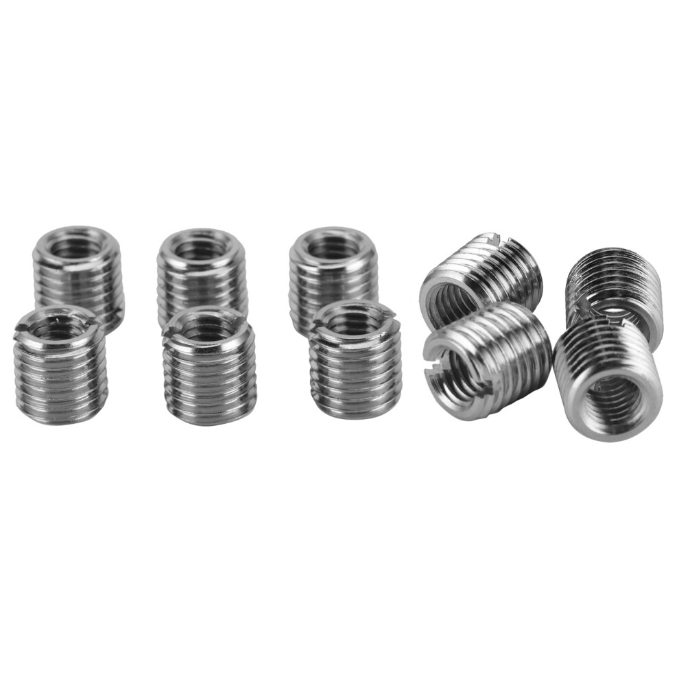 10Pcs Thread Repair Nut Stainless Steel Hardware Accessories M8 X 1.25 M12 X 1.5 12Mm 8331323063123