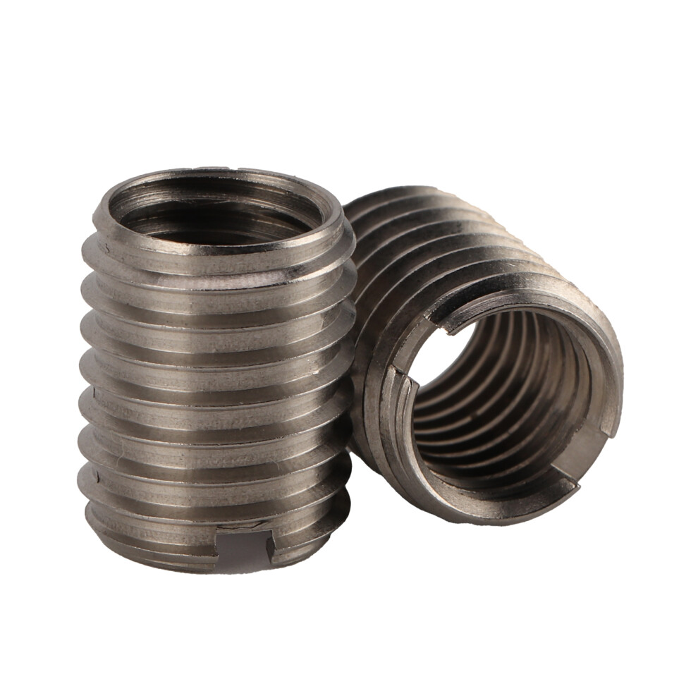 10Pcs Thread Inserts Reducing Nut Repair Tool Male Female Fastener Hardware With Bottom Hole 4961323063102