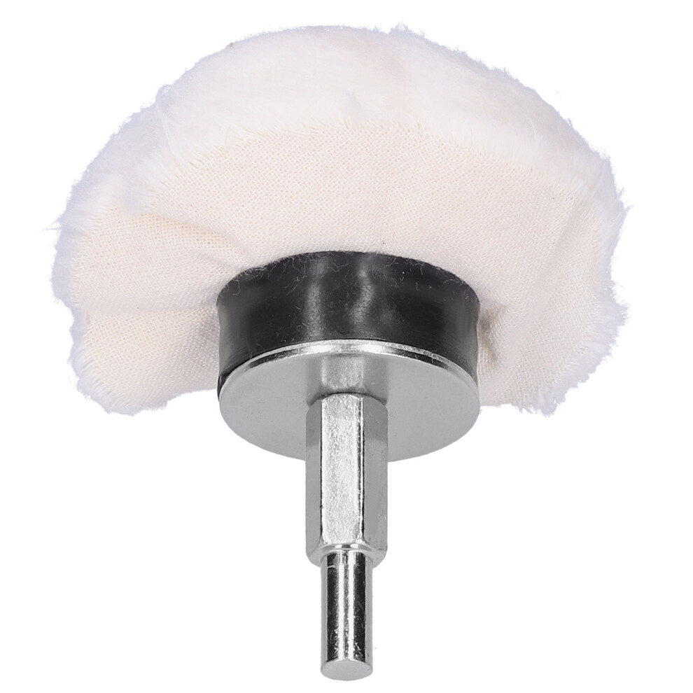 White Cloth Polishing Wheel Mushroom Type With Handle Cotton Polished Grinding Tools75mm 7681323063922