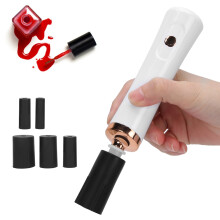 Multi Functional Electric Nail Polish Shaker Portable Eyelash Glue Mixer Shaking Machine(Blanc )