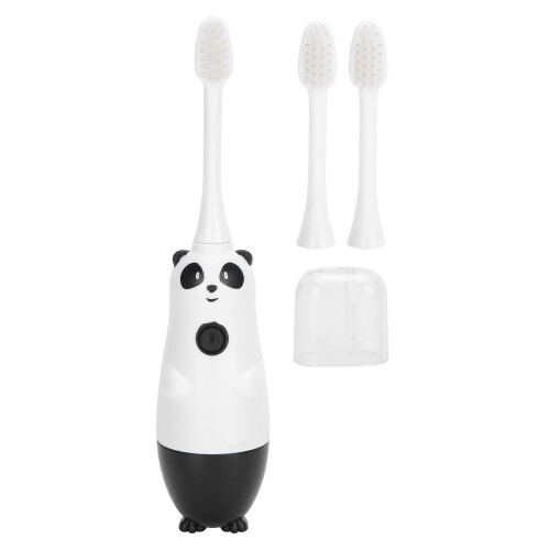 Kinder-Elektrozahnbürste Panda-Motiv, weiche Borsten, 12.000 U/min 1