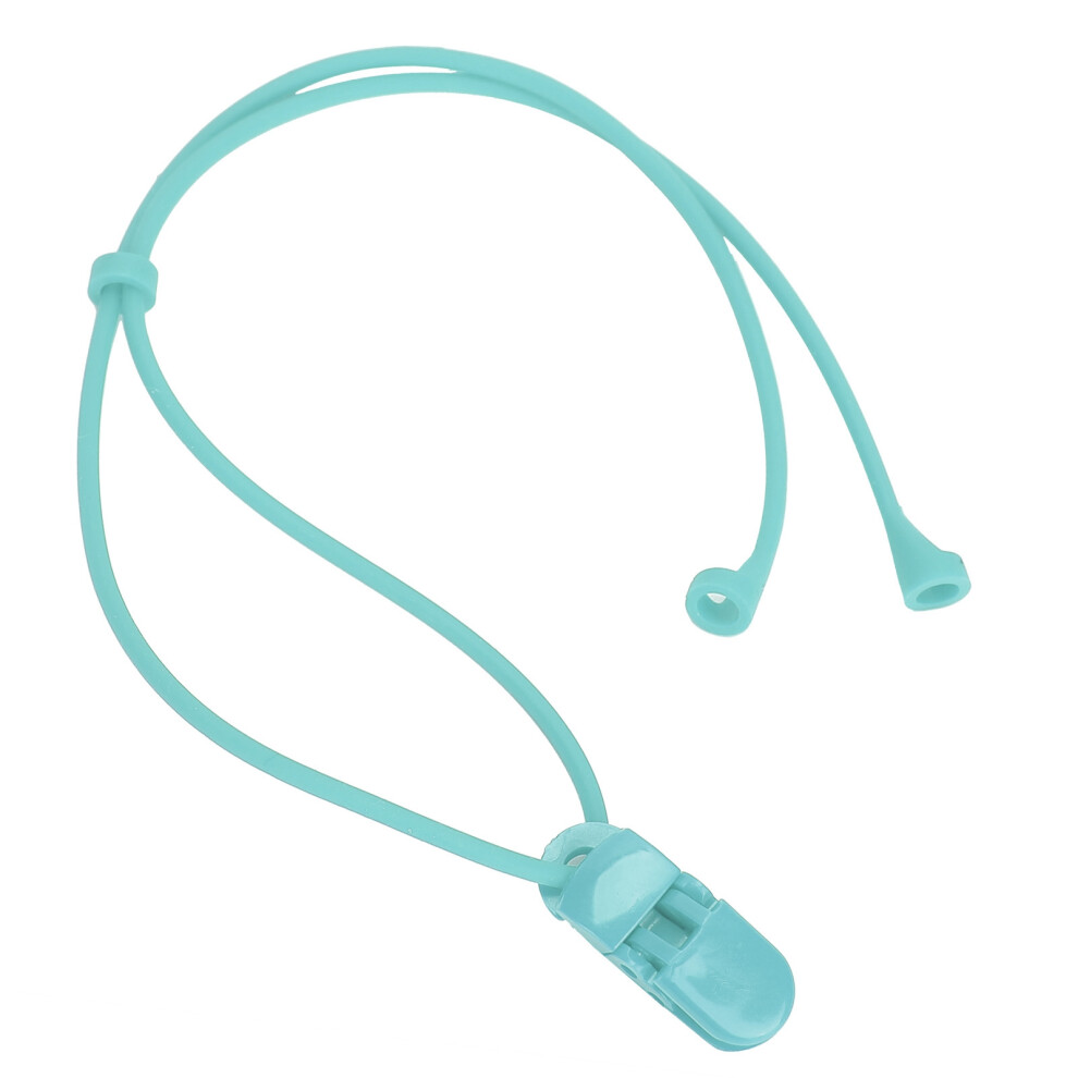 Green Bte Hearing Aids Clip Rope Silicone Elastic Antiloss Security Lanyard For Children( )