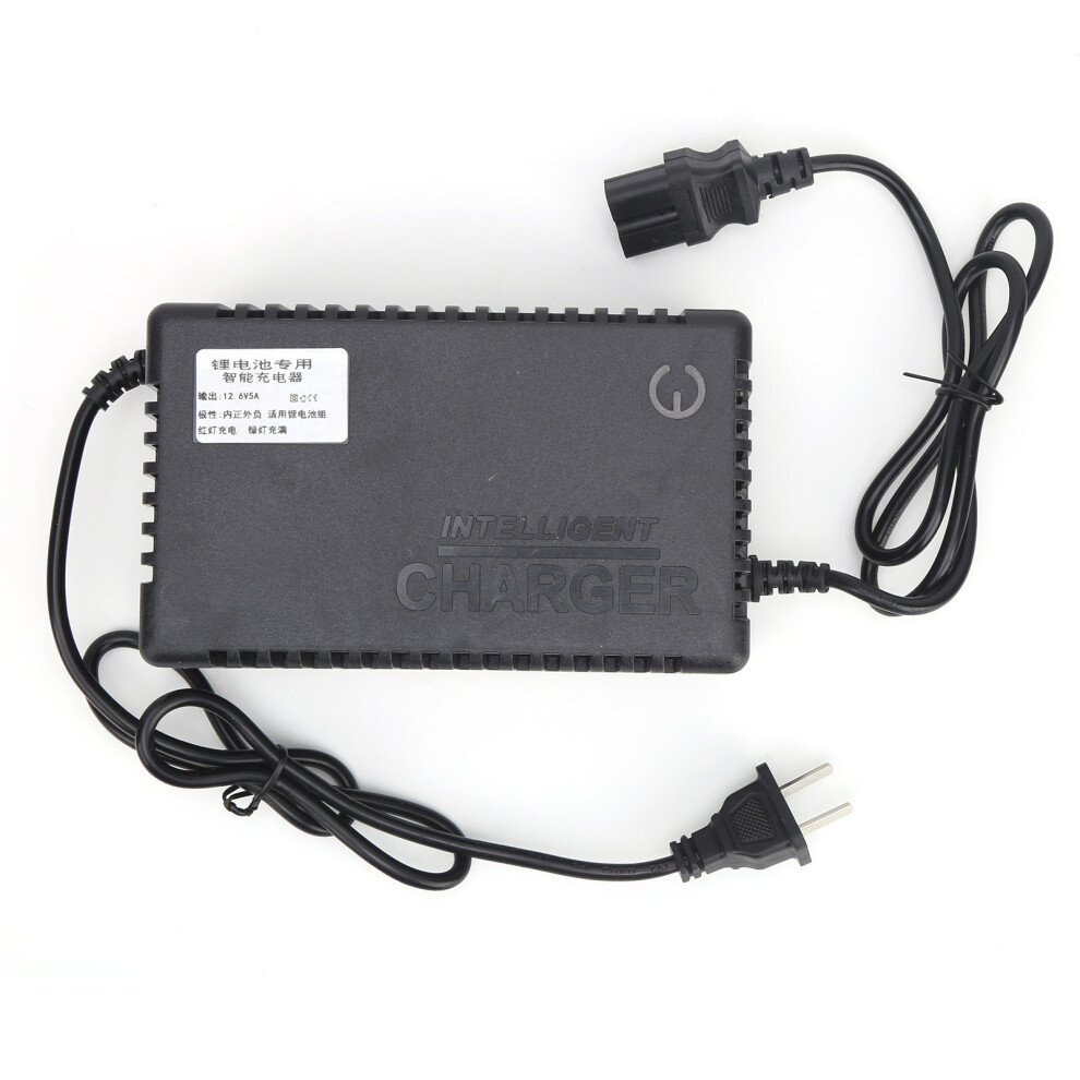 Intelligent Lithium Battery Charger 12.6V 5A Output Charging Adapter For Electric Bike 9461323074641