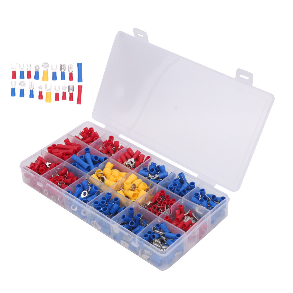 520Pcs Wire Connector Kit Cold Pressed Terminal Set Electrical Industrial Supplies 6901323075086