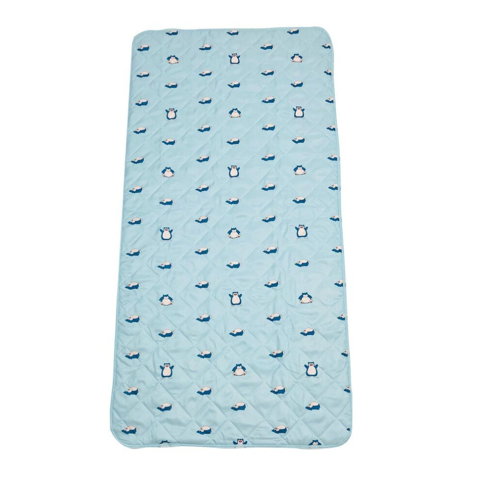 Moripilo Morishita Bed Pad Single Pokemon Snorlax 100x200cm Futon Bed Pad Mattress Pokemon Character Goods Green 4621414