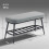 Homcom (Grey) HOMCOM Shoe Bench, PU Leather Shoe Storage Bench for Entryway 3